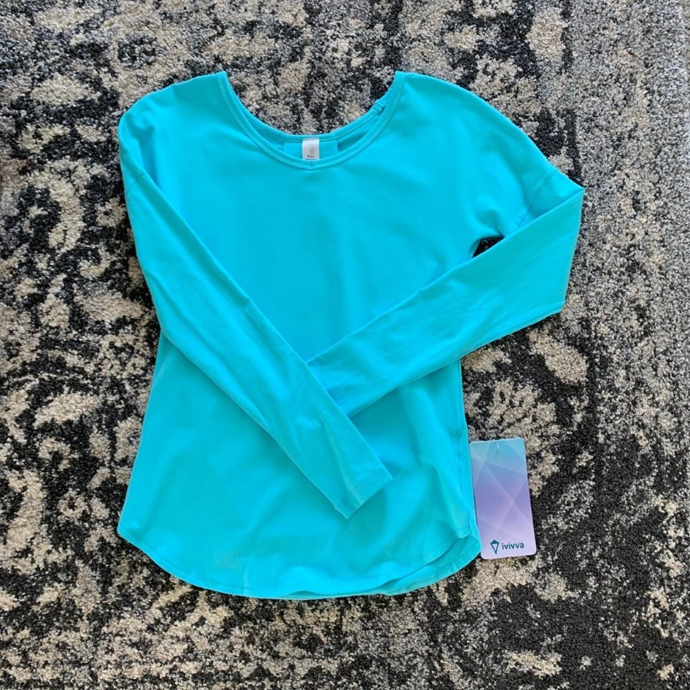 Ivivva Mindful Moment LS Tee Girls Size 12